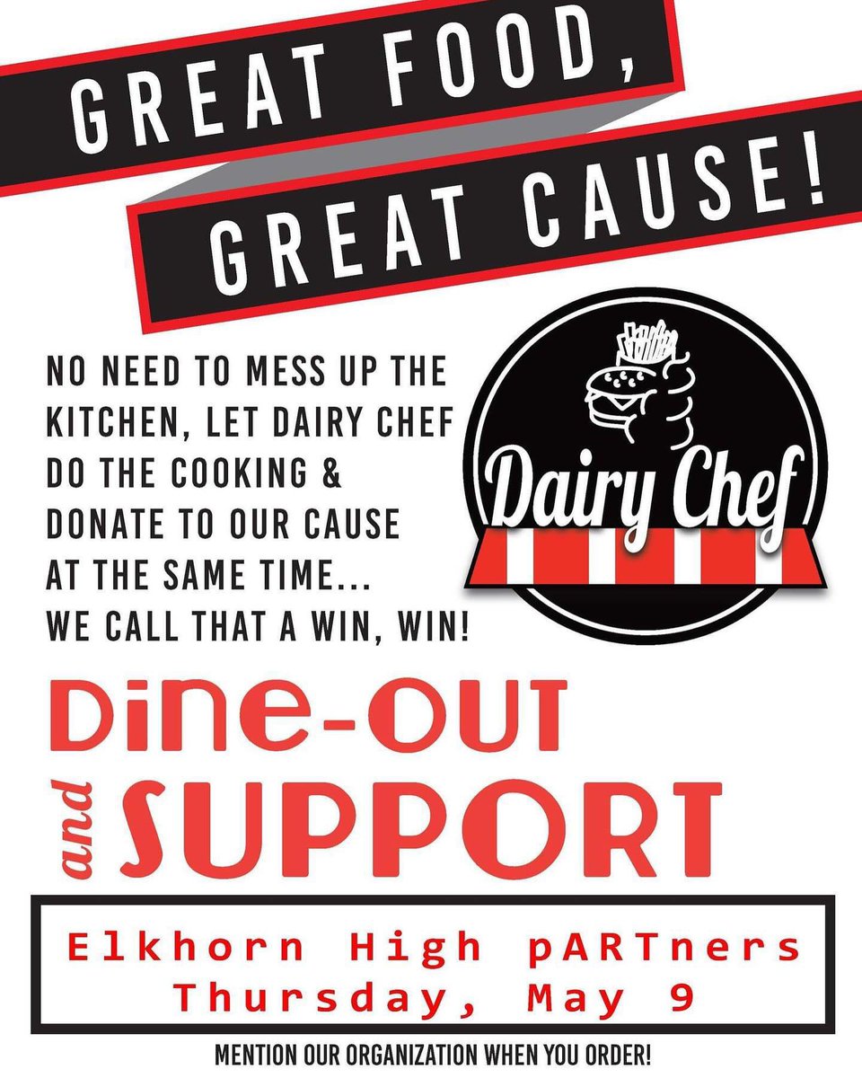 Hope to see you tomorrow (Thursday) at Dairy Chef! ♥️🍦♥️