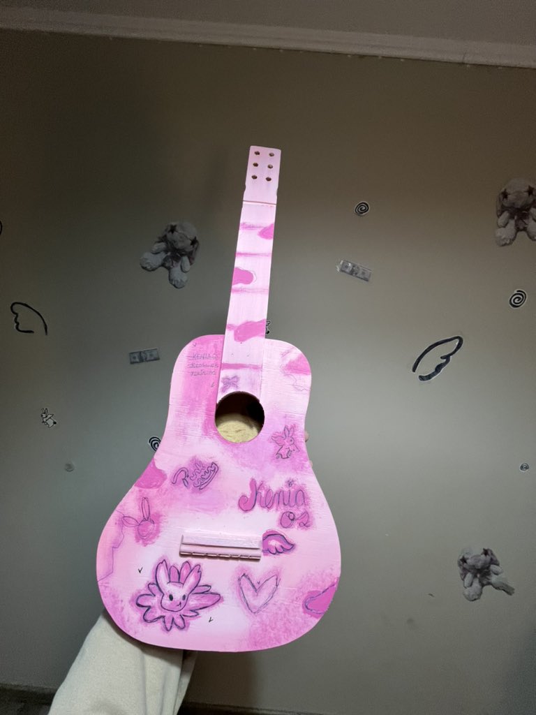 Guitarra pink aura 🤭