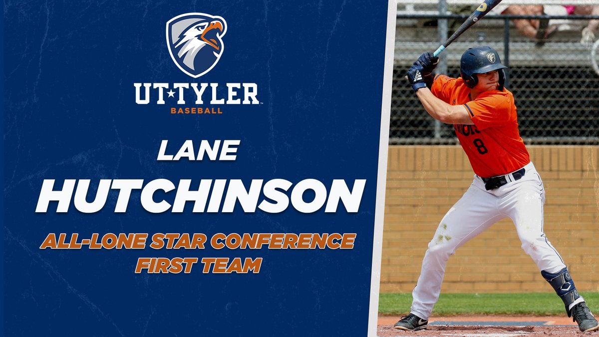 BASE | Lane Hutchinson held down second base all season long for UT Tyler on his way to a .353 average and a 1.024 OPS as he earns All-LSC First Team honors for the second straight year! RELEASE: tinyurl.com/5y3s27re #SWOOPSWOOP
