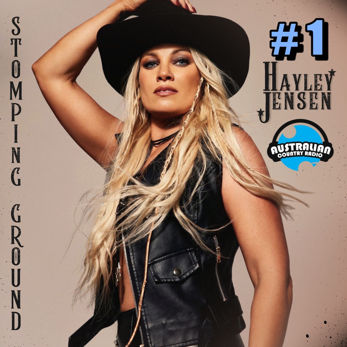 number 1 this week on Australia's Most influential Country Music chart Stomping Ground by Hayley Jensen @thehayleyjensen @tunein