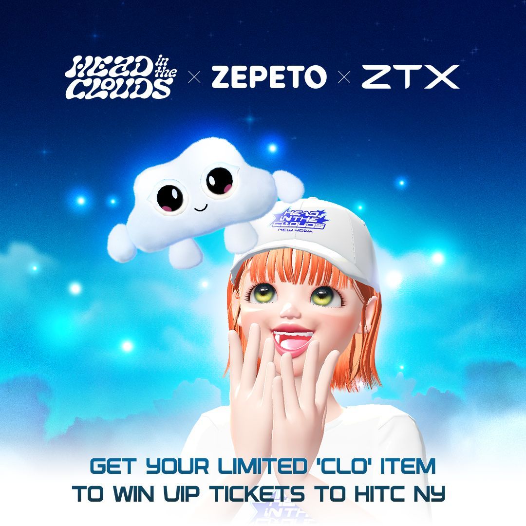 Apply to win VIP tickets to @hitcfestival in NY with @88rising ☁️ by purchasing #CLO Item NOW⏰ Total 16 winners and you might be one 👀 👉buff.ly/4dyWre3 #HITCNY #HITCxZEPETO with @ZTXofficial #ZEPETO