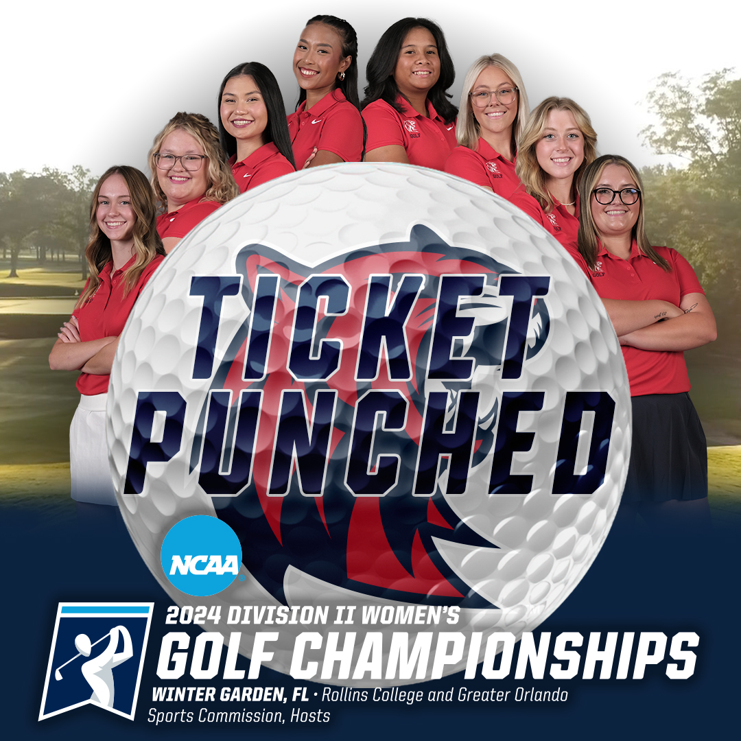 🎉SUNSHINE STATE BOUND🎉 For the third time in four years, the Hillcats have advanced to the NCAA Division II National Championships! RSU will be headed to the Orange County National Golf Resort in Winter Garden, Fla. on May 21-25! #ForTheRedAndNavy