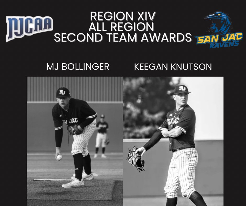 Ravens!!! All Region XIV Honors! Way to go fellas! Much deserved! #Ravens #AllRegion #JUCO #NJCAA #Junction