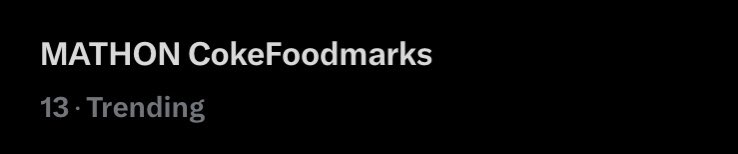 godzophia's tweet image. yehey we are already trending! keep on tweeting chasers

MATHON CokeFoodmarks 
#CocaColaFoodmarks #RecipeForMagic