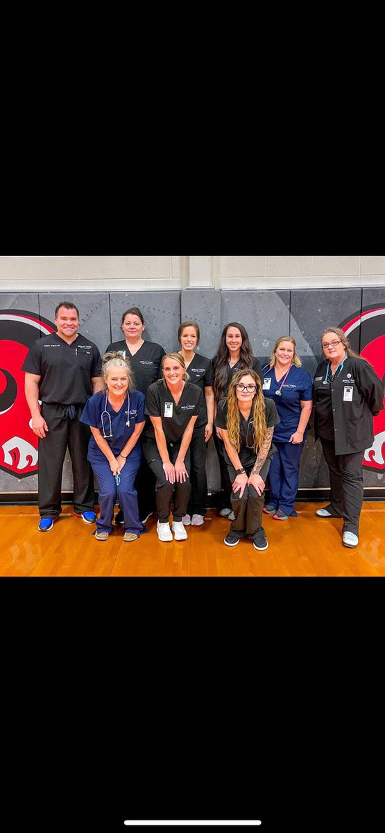 HUGE shoutout to Dr. Greg Bratton and his ENTIRE team for putting on physicals for all of our student athletes here at MW! 210 kids came through the line this evening! Dr. Bratton &amp; his team are and always have been first class! Thanks again for all that you do for MWISD!