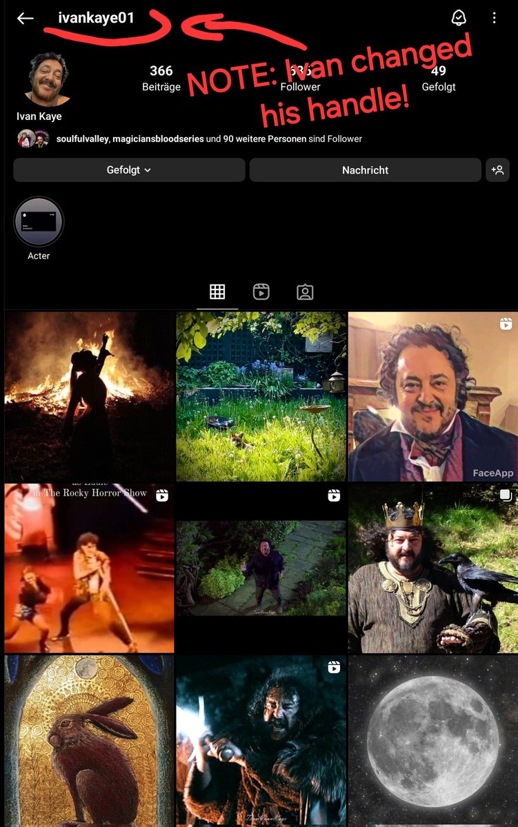 In case you're on Instagram, don't get confused: Ivan just recently changed his handle from @aviankey22 to @ivankaye01, so it's almost like here on Twitter now.👑 #IvanKaye #actor #producer #KingAelle #Vikings #GreenGreenGrass #GunpowderMilkshake #SisterBonifaceMysteries