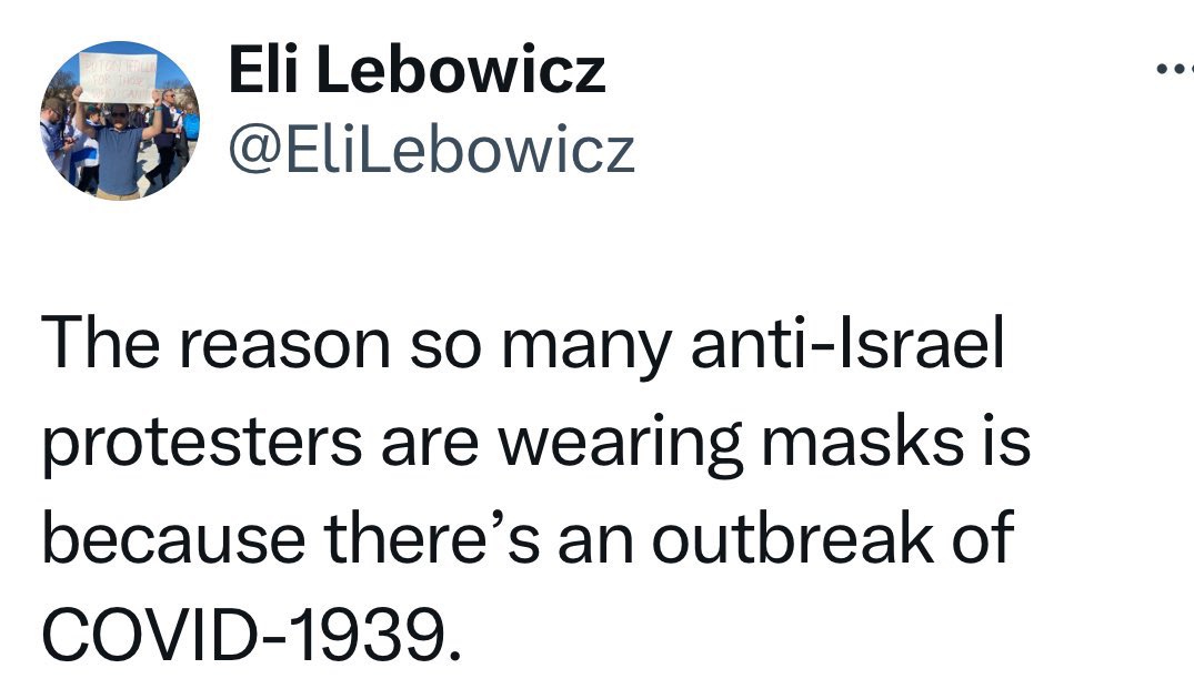 My goodness, @EliLebowicz. There has to be an award for the best tweet ever and you need to win it!