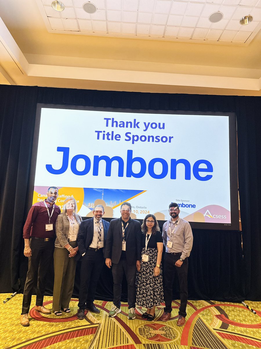 Day 1 at @ACSESSCanada (Association of Canadian Search, Employment & Staffing Services) Annual Conference 2024 in Toronto! 
.⁠
.⁠
#Jombone #ACSESSConference #StaffingIndustry #Innovation #toronto