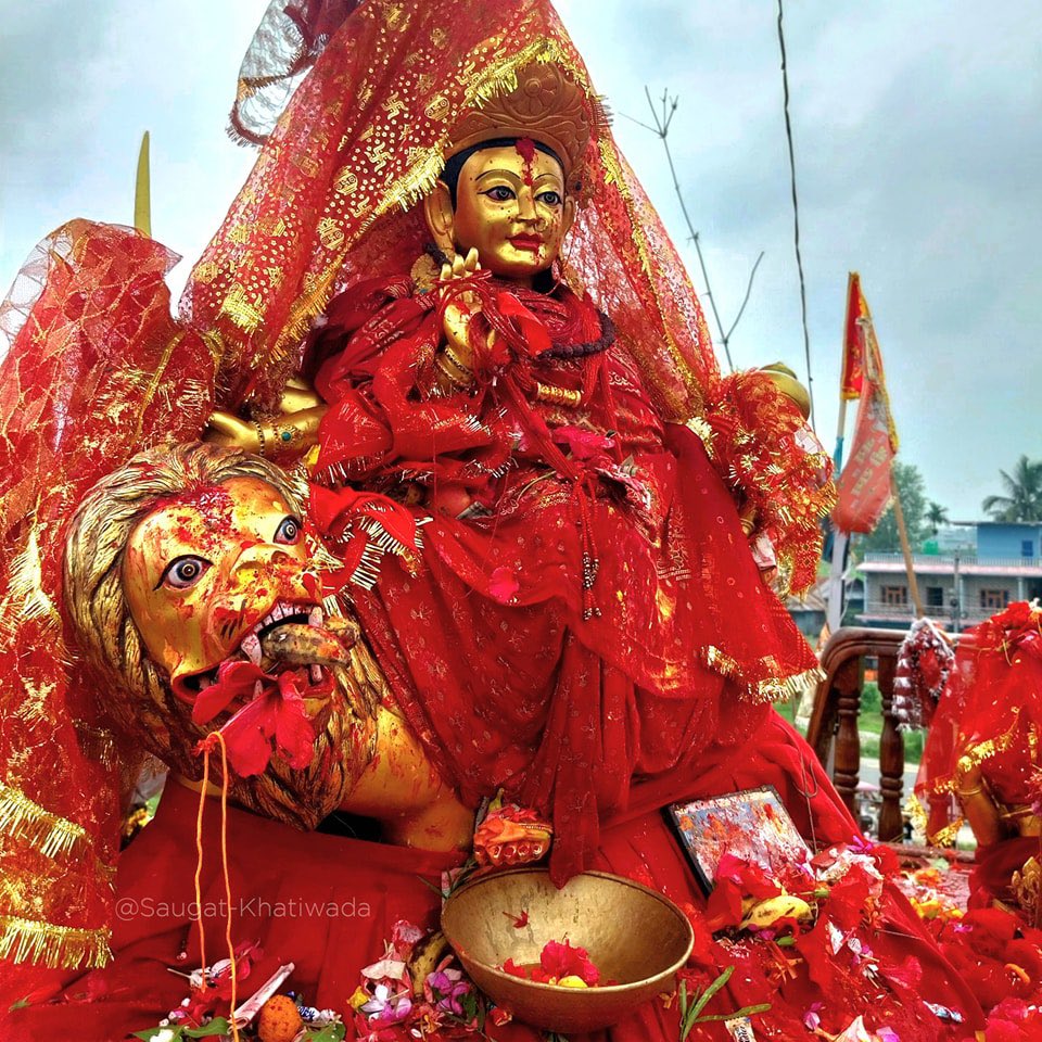 जय पाथीभरा माता: Thursday morning & Statue of Pathivara Mata at Salakpur, Morang. ❤️🙏

Pic. @_sau.gat_