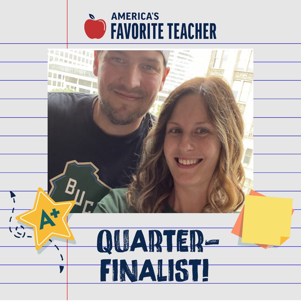 I MADE IT TO THE QUARTER-FINALS

This round of voting goes through Thursday 5/16! You can vote for FREE every 24 hours!! I need ALL the votes! 

americasfavteacher.org/2024/kelly-koh…
