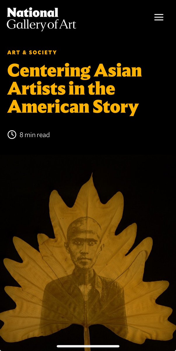 Another resource to celebrate #AAPIHeritageMonth! See how AAPI artists have interpreted pivotal events through the arts & how their contributions have promoted a more inclusive understanding of American art. bit.ly/AAPIresource3 #CAAPLEproud #alliance #advocacy #advancement