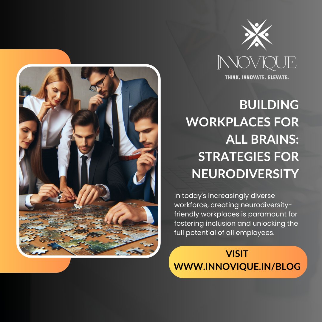 Building Workplaces for All Brains: Strategies for Neurodiversity
Visit innovique.in/post/neurodive… to read the article.                                        
#neurodiversityinclusion 
#inclusiveworkplaces 
#diversetalent 
#employmentequity 
#neurodiversityawareness