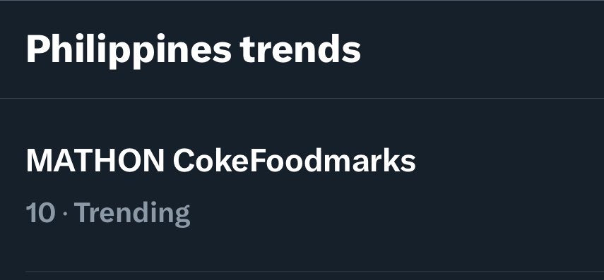 MaThonOFC's tweet image. We’re now trending!! keep the tweets coming guys! 

MATHON CokeFoodmarks
#CocaColaFoodmarks
#RecipeForMagic @CocaColaPH