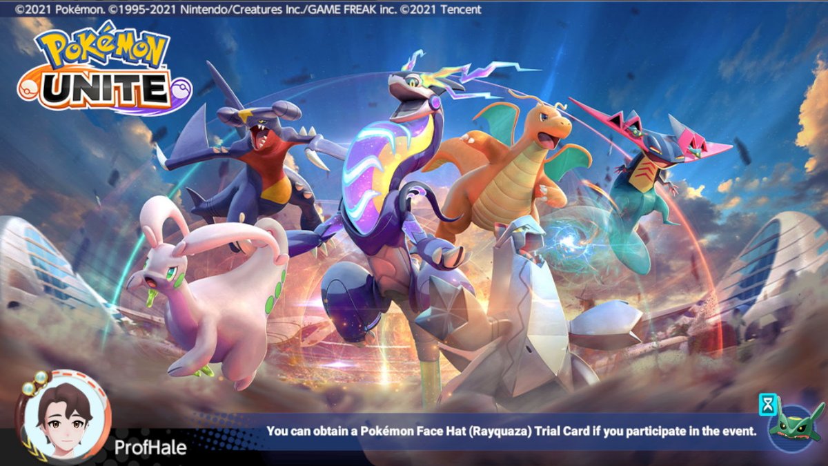 ProfHale's tweet photo. #PokemonUNITE #NintendoSwitch https://t.co/W2bj0i35WQ