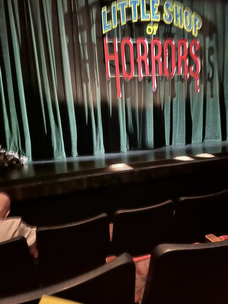 Fantastic seats to see the incomparable @JinkxMonsoon in one of my all time favorite musicals. An absolute must see! #LittleShopOfHorrors