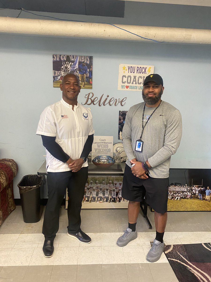Thanks to <a href="/CoachRAPinilla/">TweetMasterP</a> and <a href="/CitadelFootball/">The Citadel Football</a> for stopping by Viking Country today to check out our players.