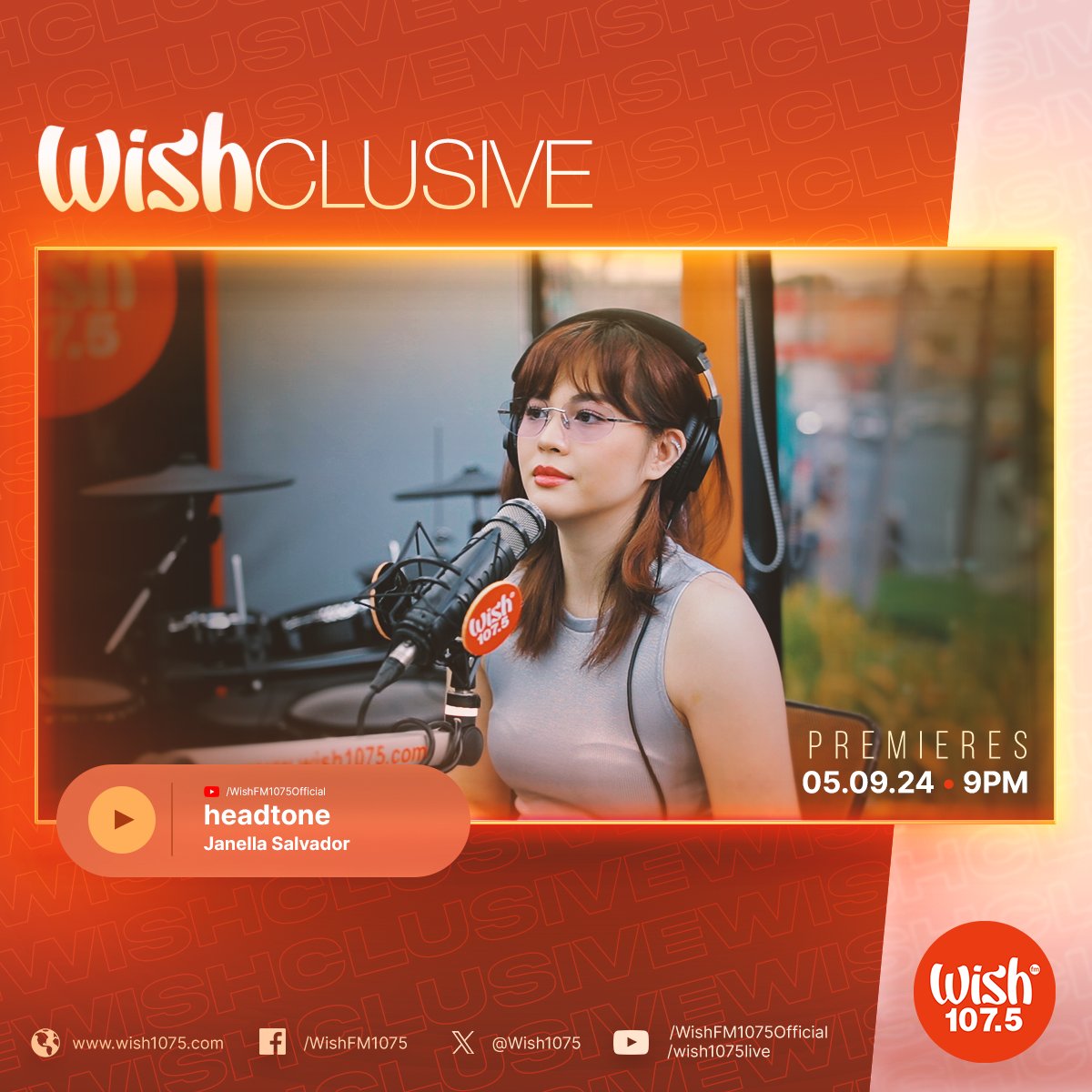 .@superjanella is coming back with a fresh track and a whole new vibe for tonight's Wishclusive! Catch 'headtone,' premiering at 9 p.m. on our YouTube channel!