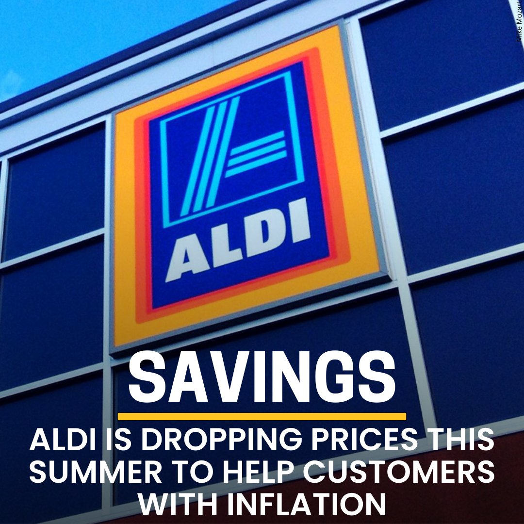 💰Discount grocer Aldi announced it will be reducing the prices on hundreds of items to help customers combat inflation. ➡️More details: tinyurl.com/4y8pz8rr