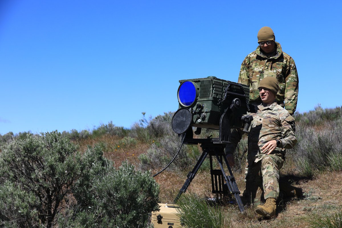 .@USArmy Spc. Dalton Williams & Pvt. George Suarez, from the 17th Field Artillery Regiment, 2nd Infantry Division, used the Long Range Scout Surveillance System to identify potential artillery targets during the Field Training Exercise May 6, during Exercise Tiger Balm 24.
