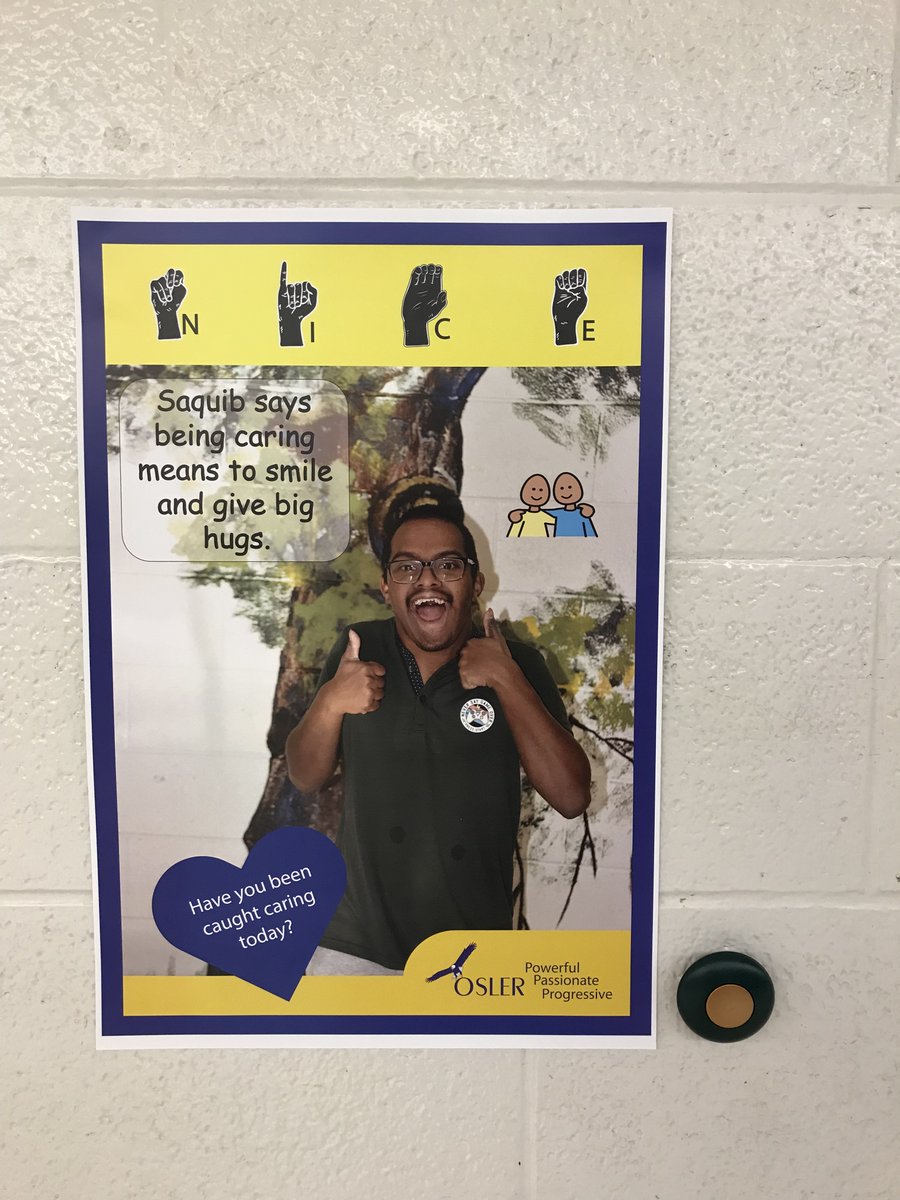 TDSB_OTPT's tweet image. Check out @OslerHS &apos;s wellness posters. The OT/PT/SLP recommended buttons enrich the posters by adding access and spoken language to them. In every corner of the school, you can find student recommendations for how to be kind. Well done Osler! @TDSB_MHWB #CMHW
