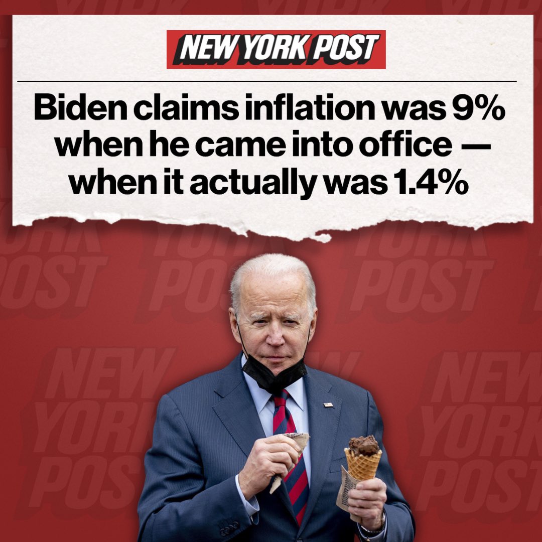 Joe screwed up the TRUMP economy all on his own.