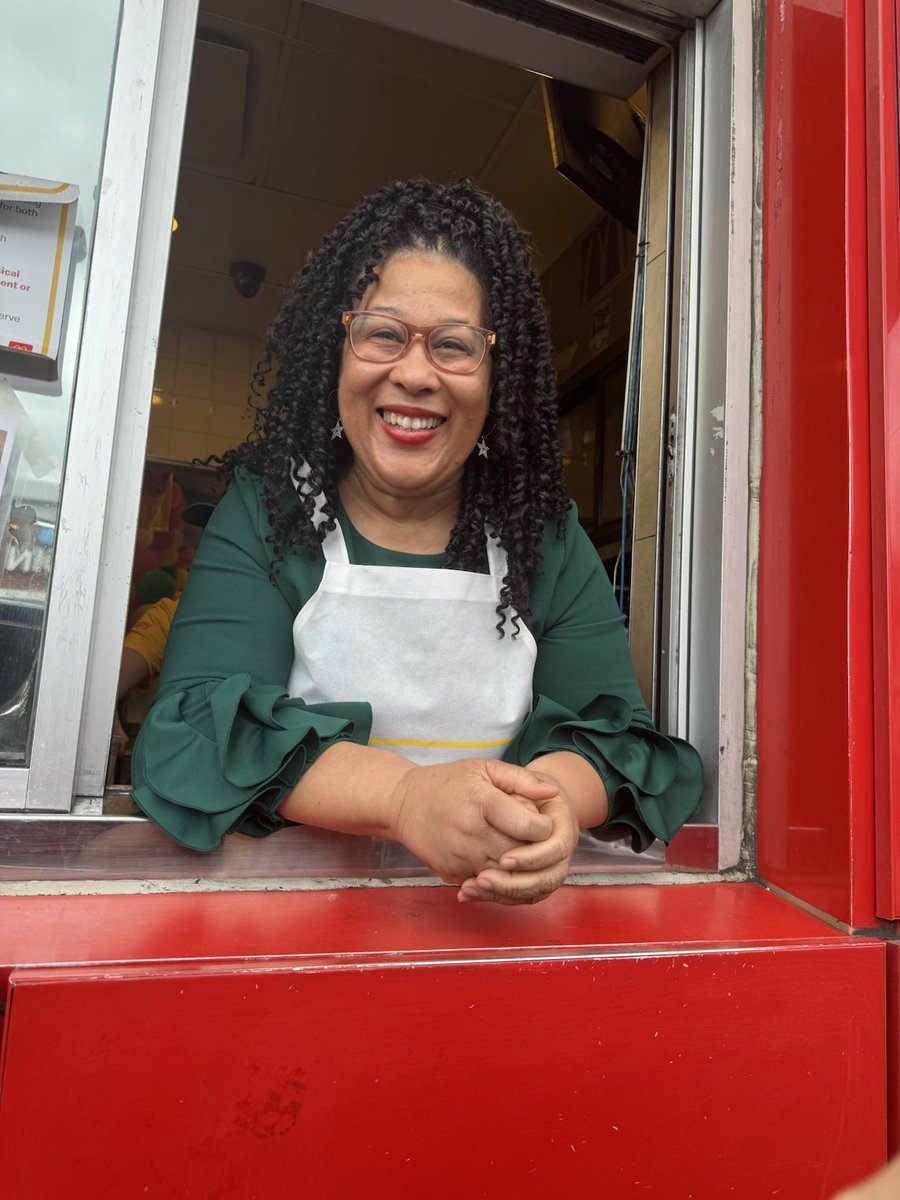 Sylvain Roy 🇨🇦 (@drsylvainroy) on Twitter photo Nice to see <a href="/AndreaHazelll/">Andrea Hazell</a> out on #mchappyday serving customers at <a href="/McDonalds/">McDonald's</a> #ScarboGuildwood #onpoli Nice to see <a href="/AndreaHazelll/">Andrea Hazell</a> out on #mchappyday serving customers at <a href="/McDonalds/">McDonald's</a> #ScarboGuildwood #onpoli