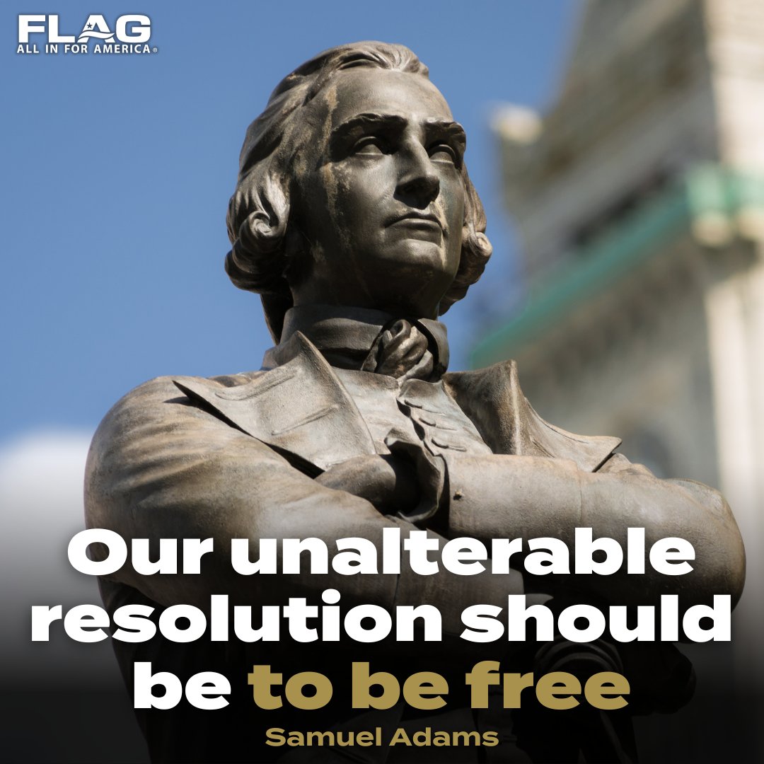 Our unalterable resolution should be to be free.