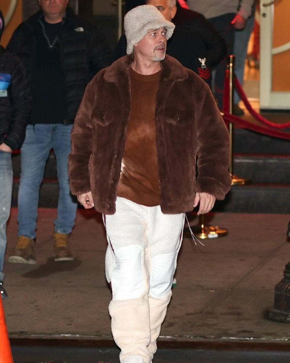 Which one is your favorite outfit fans #BradPitt #MetGala #AmericanCommunistParty