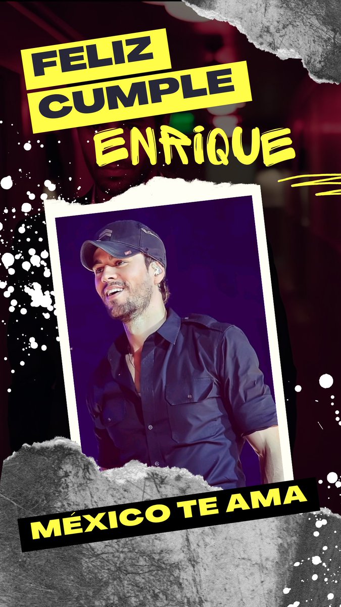 DulceDo668090's tweet photo. @enriqueiglesias @SIRIUSXM @iamwill @MACKINMIAMI @jenmore_ @itscarolinaliv @4pm @enriqueiglesias felíz cumpleaños, te amamos❤️ https://t.co/ovSJvj9VNX