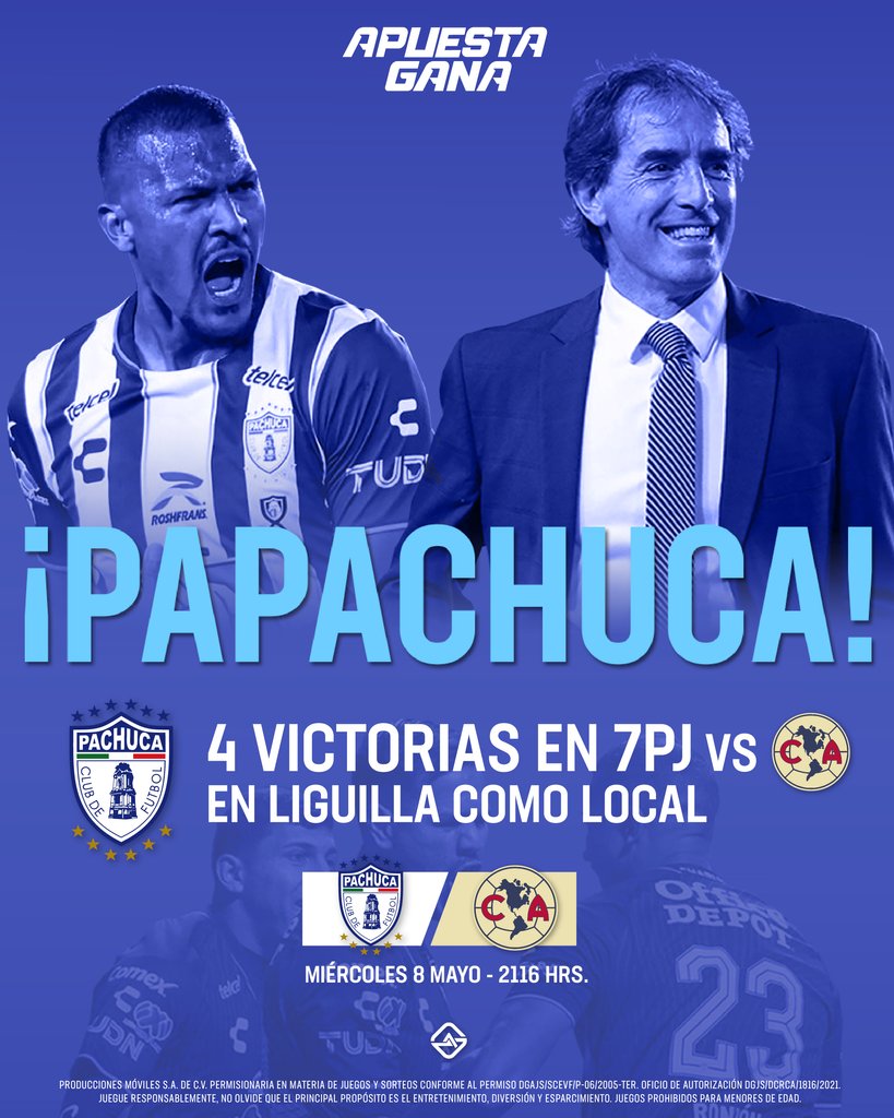 Pachuca ya le costó una decepción al América en Concacaf y busca repetir la dosis en el Hidalgo 🏟️ en esta ida de los Cuartos de Final, donde le ha ganado en 4️⃣ de sus últimos 7️⃣ cruces en Liguilla. ¿Seguirá la paternidad del 'Papachuca'? #LigaMX #CL24