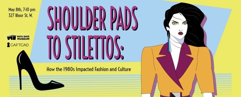 Lovely night at the @BataShoeMuseum for a change of pace, at panel talk Shoulder Pads To Stilettos: How the 1980s Impacted Fashion and Culture, inspired by current exhibition Dressed to Impress: Footwear and Consumerism in the 1980s.