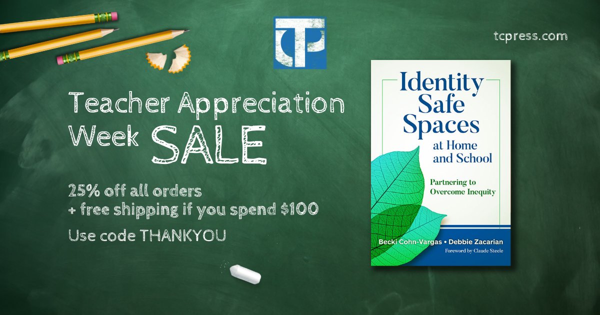 Happy #TeacherAppreciationWeek2024 Order before May 12 and get 25% off on our book. Click here: bit.ly/Identitysafetcp