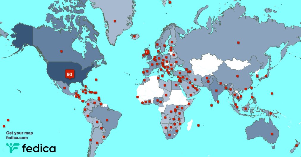 I have 237 new followers from USA 🇺🇸, Canada 🇨🇦, Gambia 🇬🇲, and more last week. See fedica.com/!DebraMMason1