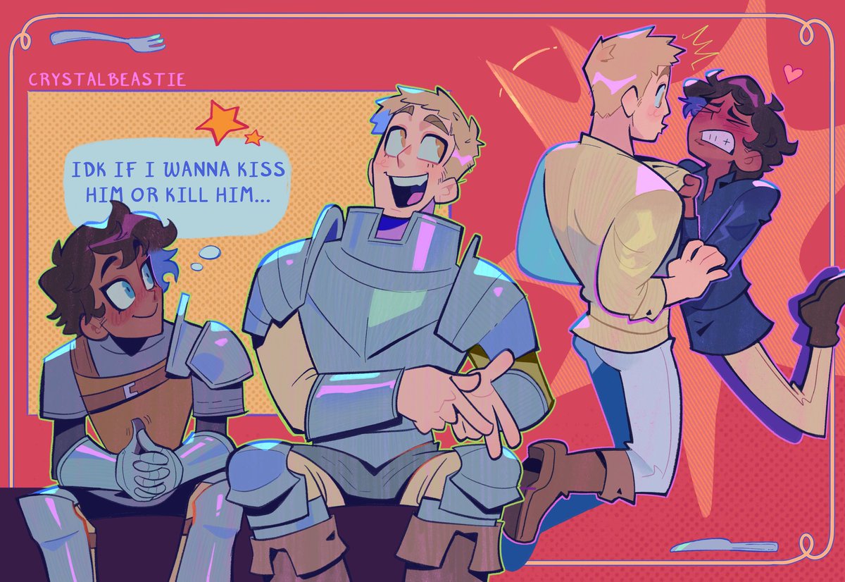 CrystalBeastie's tweet image. Laios and Kabru Laios and Kabru cause I love them