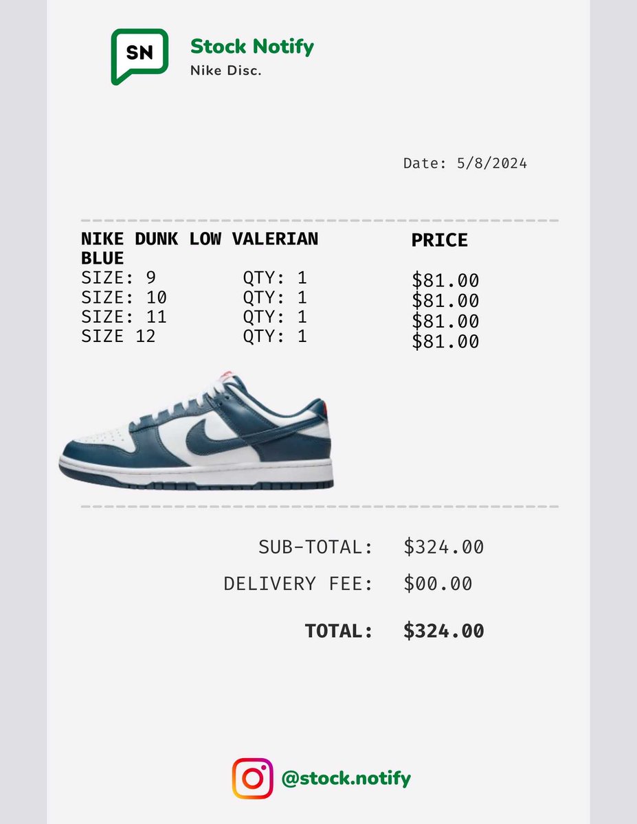 Stock_Notify's tweet image. New success in Stock Notify