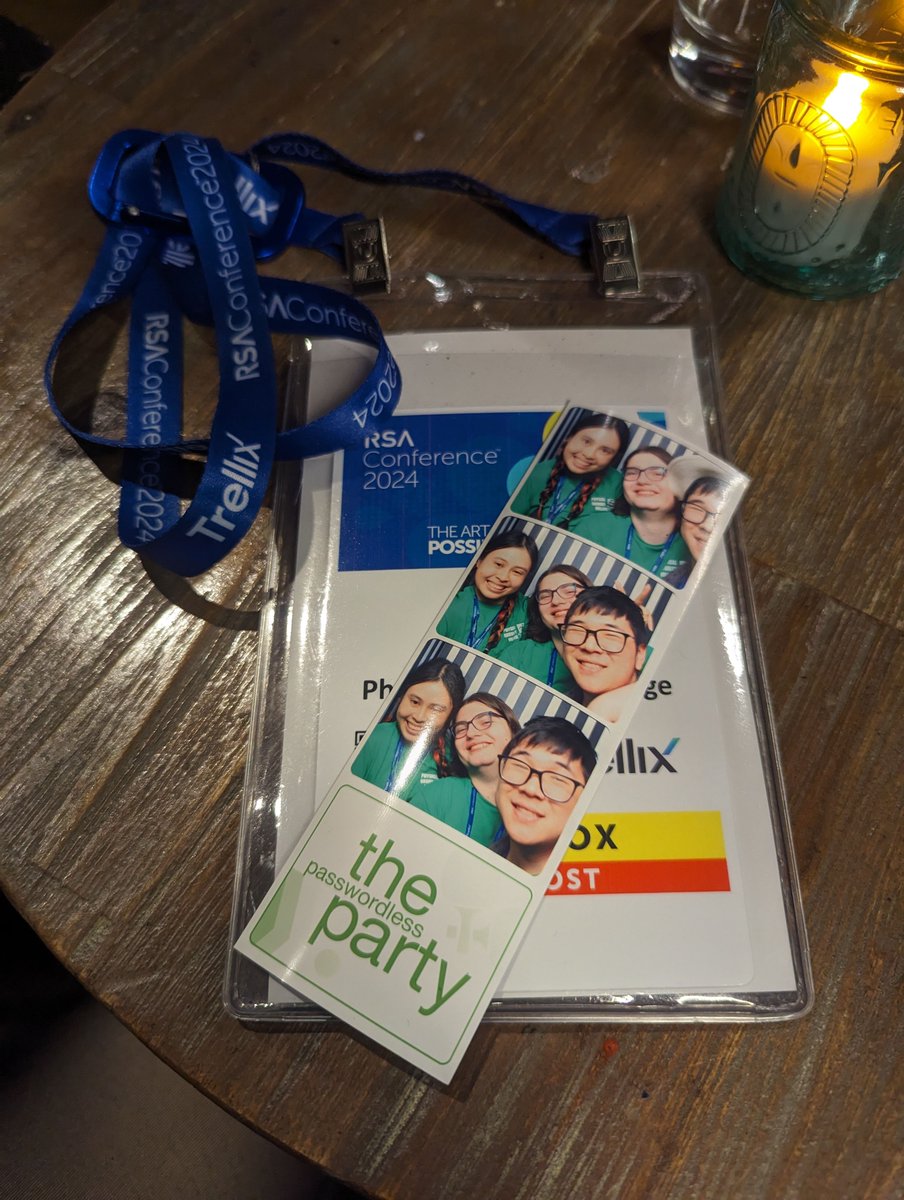 Physical Security Village (@physsec) on Twitter photo Hanging out at the passwordless party! A great ending to a busy day at <a href="/RSAConference/">RSAConference</a>, can't wait to lose at ping pong.
<a href="/yubico/">Yubico | #YubiKey</a> <a href="/wearespin/">SPIN</a> Hanging out at the passwordless party! A great ending to a busy day at <a href="/RSAConference/">RSAConference</a>, can't wait to lose at ping pong.
<a href="/yubico/">Yubico | #YubiKey</a> <a href="/wearespin/">SPIN</a>