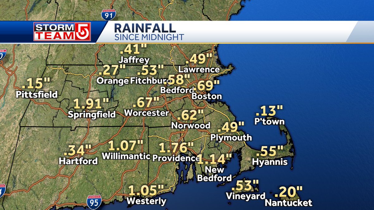 After 2 rounds of rain some places picked up nearly 2' of rain in downpours today. Expect more wet weather tomorrow but not the intense downpours of today.