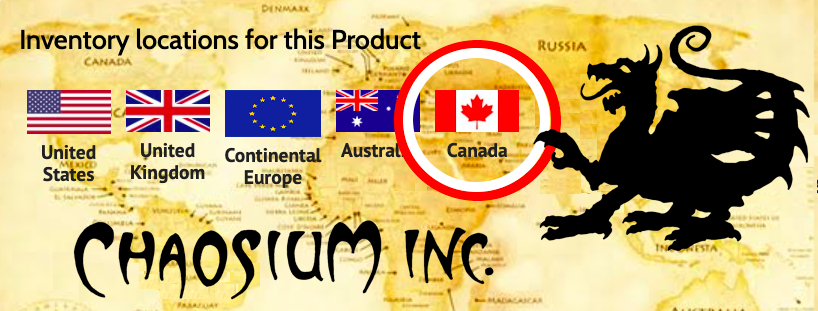 It's been a while coming, but today we have good news for <a href="/Chaosium_Inc/">Chaosium</a> fans north of the border – our new Chaosium.com Canadian warehouse is open and ready to take orders!

nb this new 🇨🇦 warehouse is in addition to our existing  fulfilment centres in 🇺🇸 🇬🇧 🇪🇺 and 🇦🇺