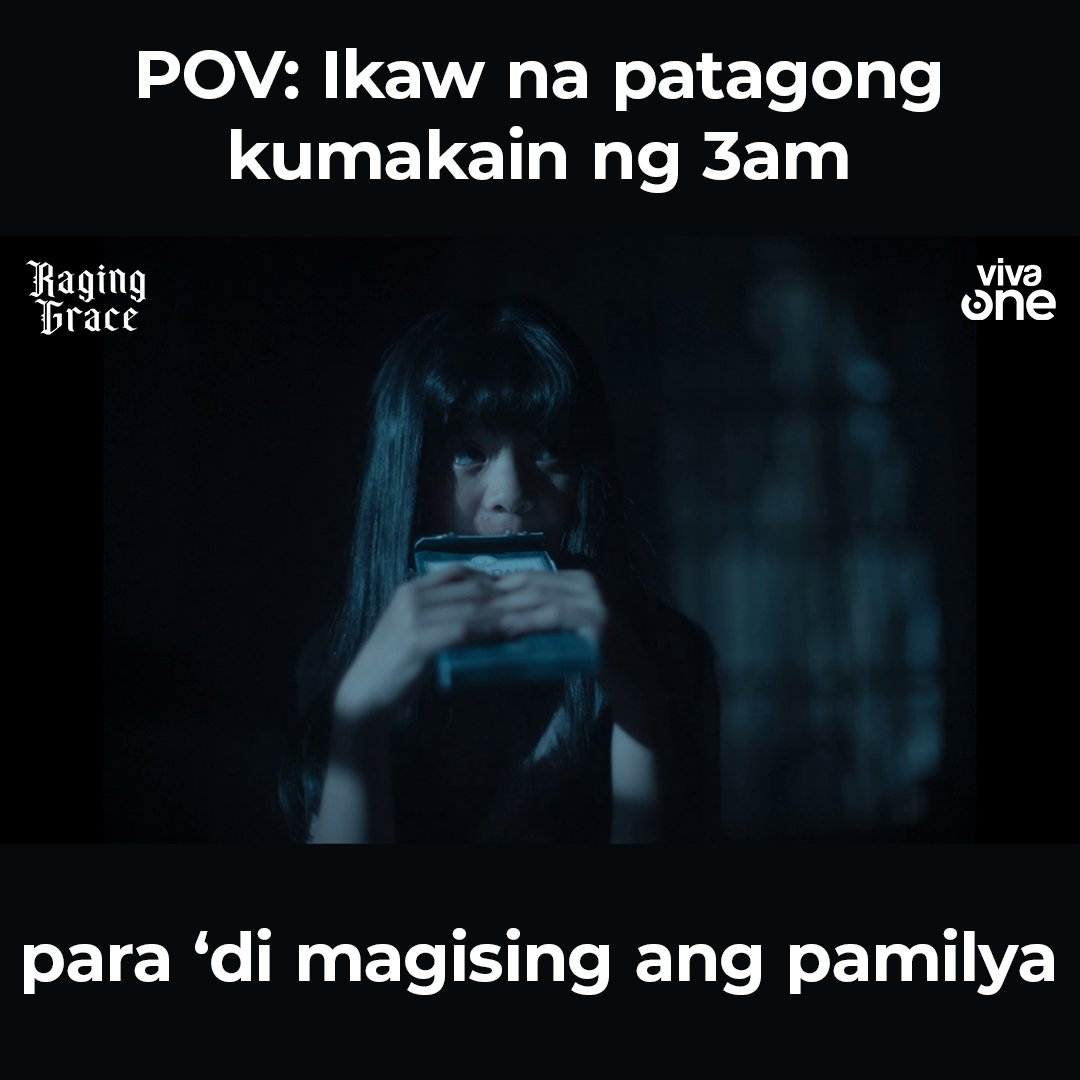VivaOnePH's tweet photo. Gets namin ang gutom mo, Grace 🤣
Ma-gets na rin ang kaba sa panonood ng ‘RAGING GRACE’ dahil ‘di mo inaasahan ang nangyari after this! Curious ka? Edi stream na on #VivaOne!
What are you willing to sacrifice? 🧳 https://t.co/A8dxLsDpkF
#RagingGrace #BidaKaDito https://t.co/bJNUSzelKp