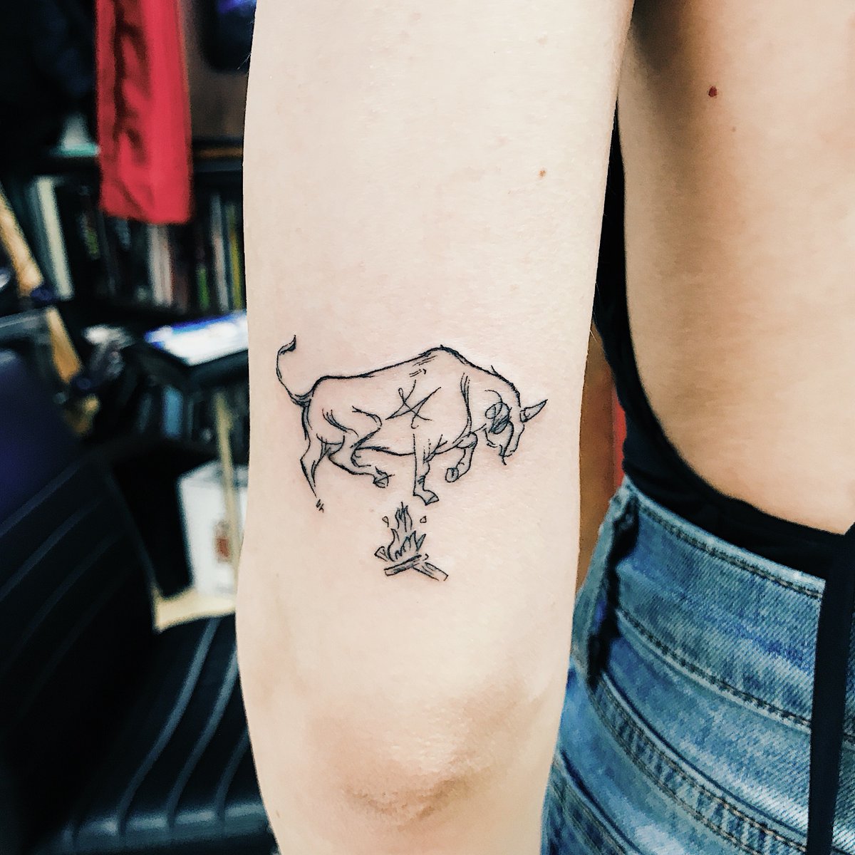 see a tat, post a tat. the brazen bull 🐂 🔥