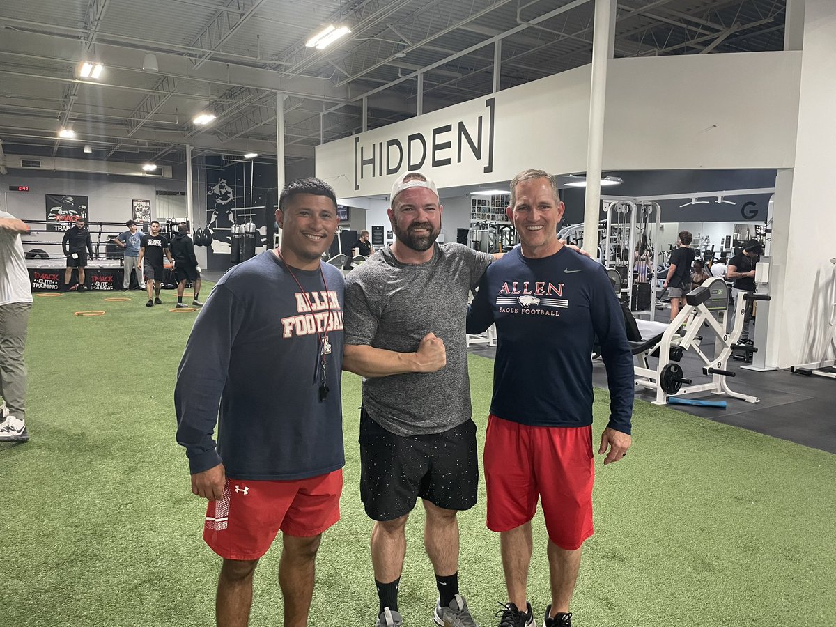 📍 THIS IS ALLEN‼️ PHYSICALS✔️ Thank you Greg McCoy @hiddengym09 for the hospitality & Dr. Plate @platechiro for serving our athletes. If you’re looking for a gym to train & a chiropractor we highly recommend utilizing our local businesses! First class! #BTB | #RecruitTheA