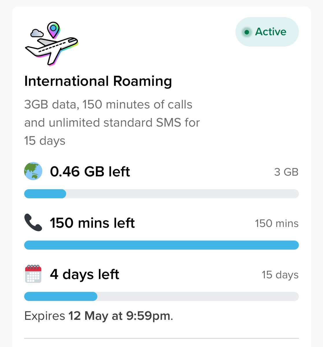 KommunicateThis's tweet photo. @BelongAU I have both days and data left. I don’t want to buy another pack for $30 when I only have one day left. https://t.co/1BRdrhHT4F