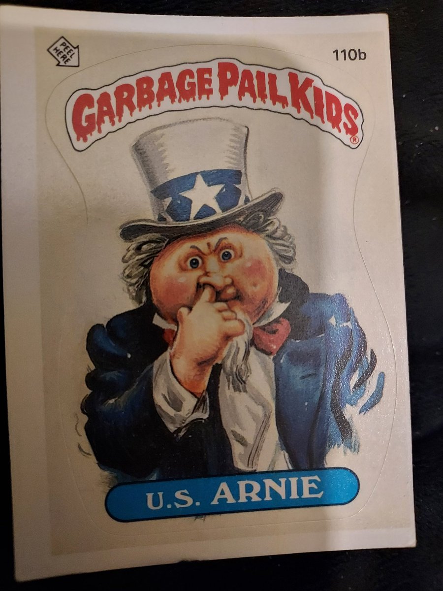 The stuff you find when going through cards. 1986 #garbagepailkids
