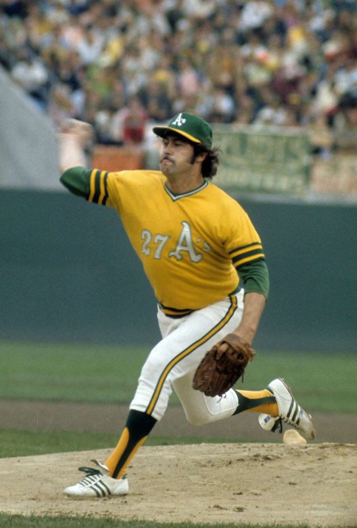 5/8/1968: On this date in 1968, Jim 'Catfish' Hunter of the Oakland #Athletics  pitched a perfect game to beat the #MNTwins  4-0.  It was just the 9th perfect game in MLB history.  Hunter struck out 11 Twins, and also went 3-for-4 at the plate with 3 RBI. #MLB #OTD #BaseballOTD