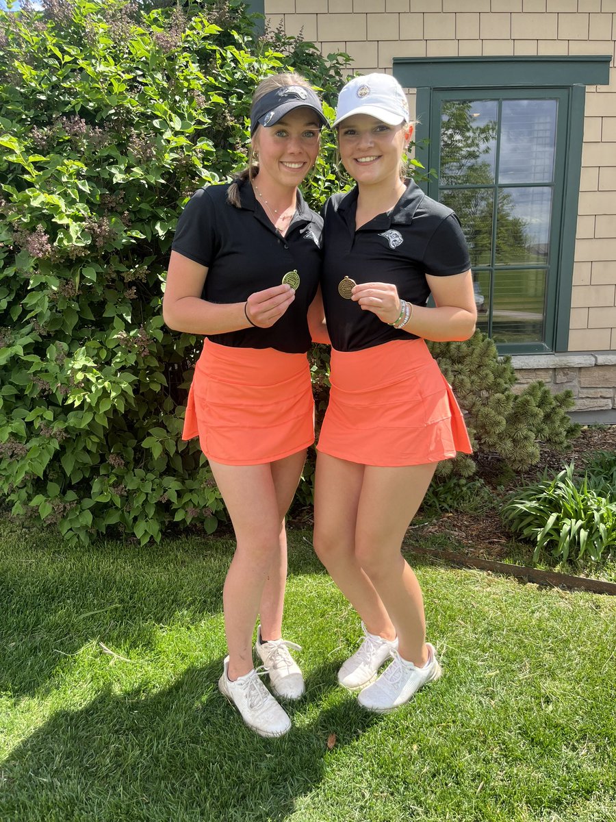 achsgirlsgolf's tweet photo. Day 2 of CIML Conference ✅ Team placed 3rd overall🥉

@DrefkePayton became the 1st Jaguar girls golfer to become a conference champion in school history winning by 9 strokes! 77-75 two day totals! 🙌🏼🥇🏌🏼‍♀️

Kate Geiselhart placed 20th overall. Way to go Jags! @Jaguars_AD https://t.co/F6YRYNgeLw