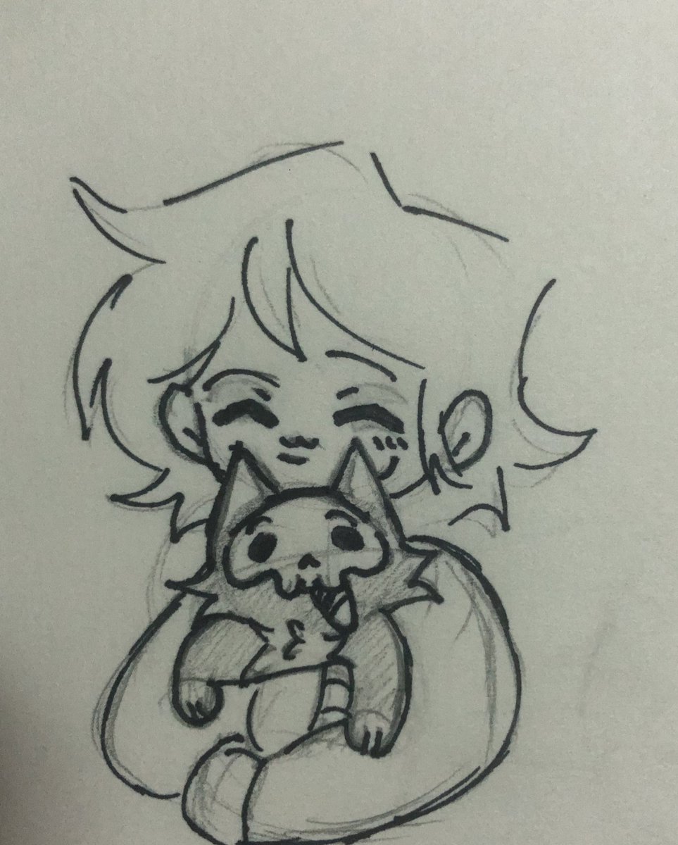 Drawing of chayanne and lullah but as that Deathfamily fanfic I read cause omg it was so cute