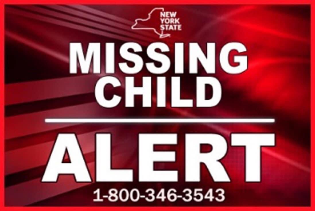 MISSING CHILD ALERT: There is an active missing child alert for a 13-year-old boy with autism last seen at 6 p.m. Wednesday, May 8 in the hamlet of South Hempstead, Nassau County.