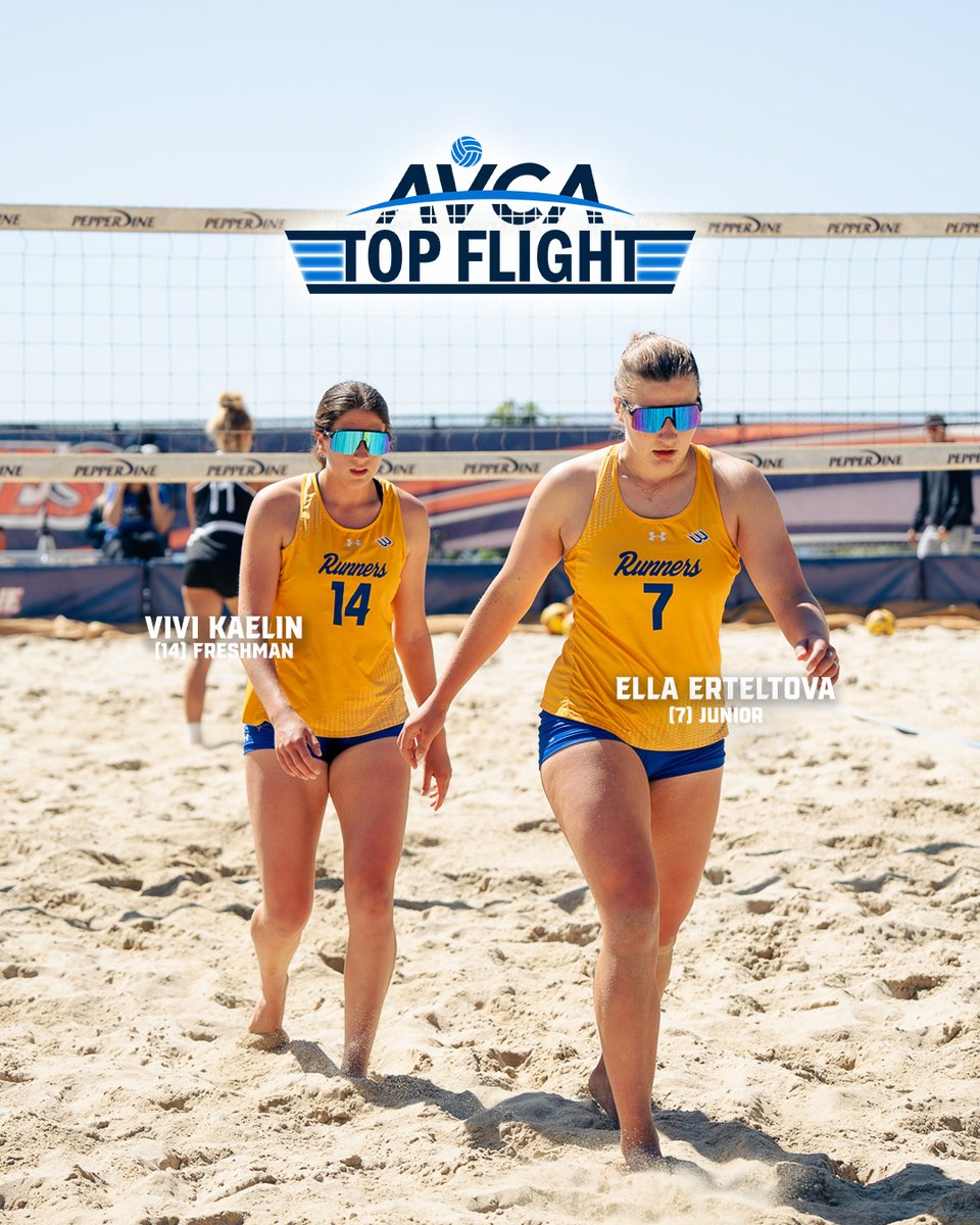 Our `Runners just earned their wings! Our duos were named Top Flight Status by @AVCAVolleyball #RunnersOnTheRise