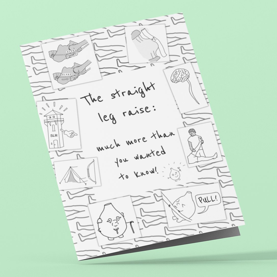 New zine! 'The straight leg raise: much more than you wanted to know' shop.tomjesson.com/products/strai…