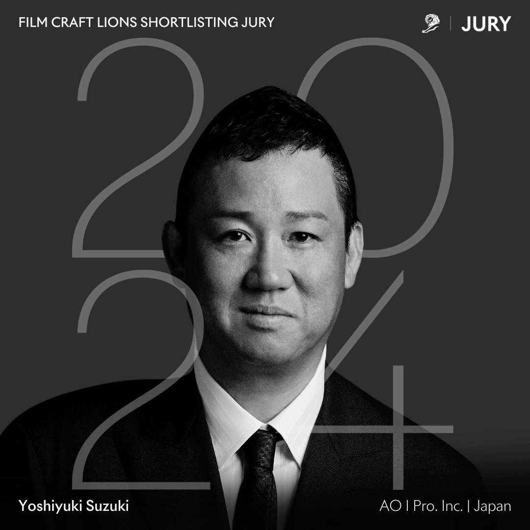 Our corporate officer, Yoshiyuki Suzuki, will be a Shortlisting Jury Member of the Film Craft category at the Cannes Lions 2024✨ 
aoi-pro.com/en/news/202405…

#CannesLions #Jury